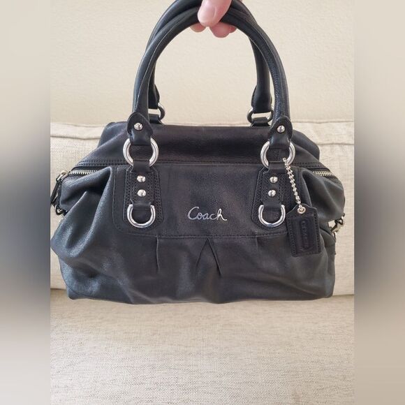 Coach Leather Ashley Satchel Handbag - Picture 2 of 12